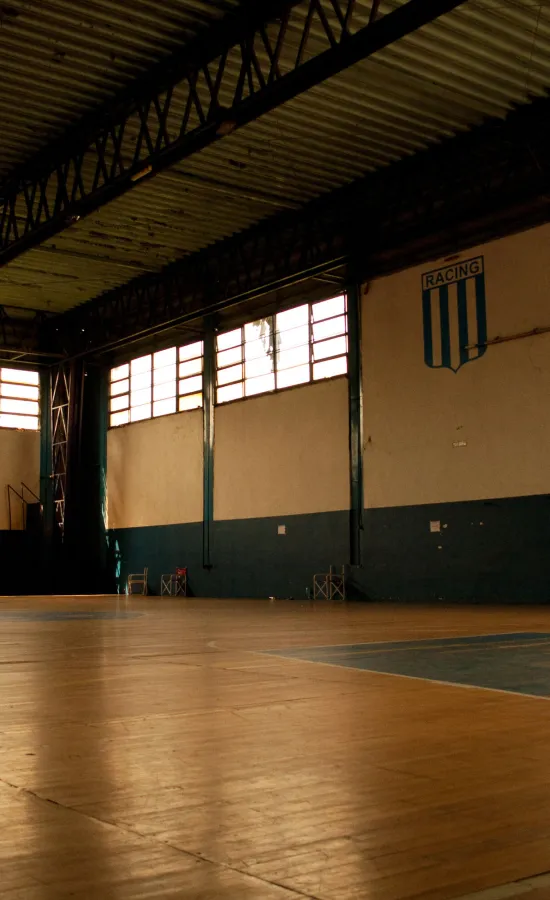 Polideportivo de la cancha de Racing