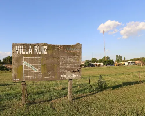 Calles internas de Villa Ruiz